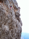 ferata Marino Bianchi na Cima di Mezzo 3 154 m v skupine Monte Cristallo